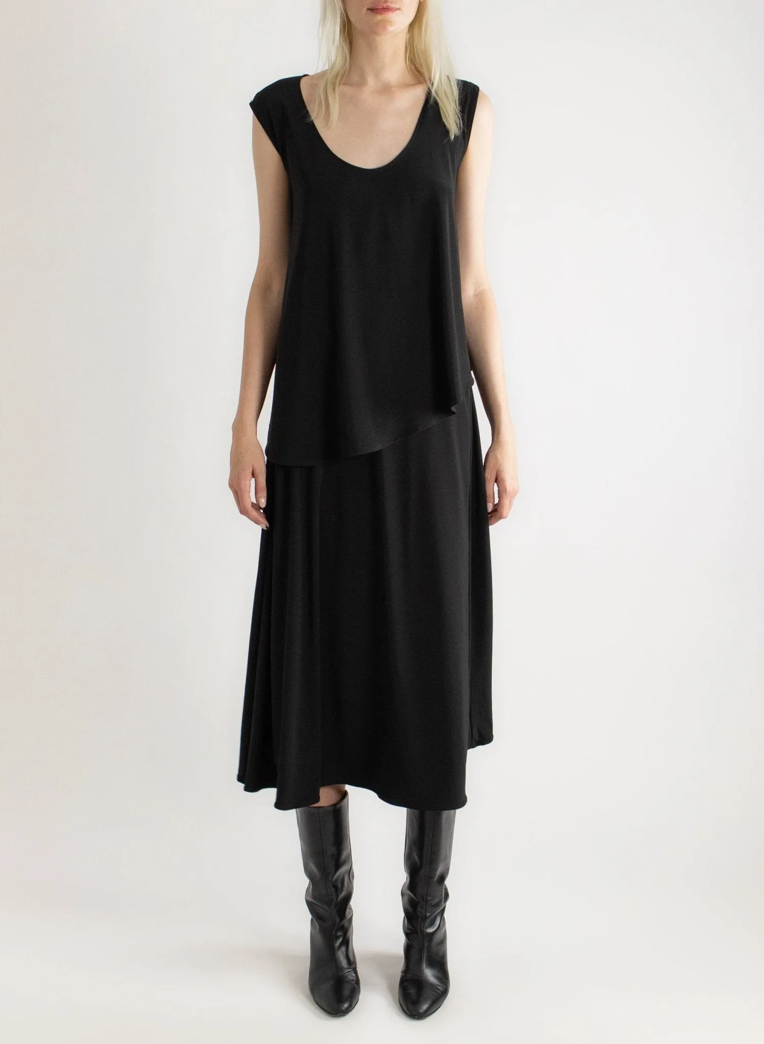 U-Neck Tank - Black