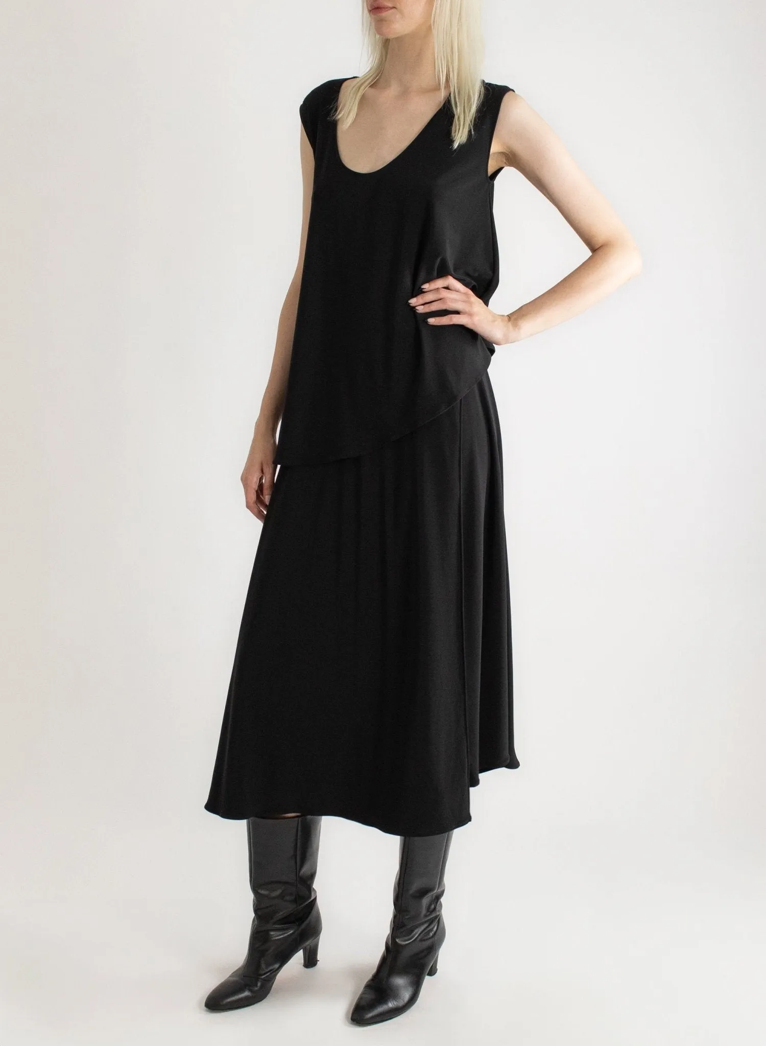 U-Neck Tank - Black