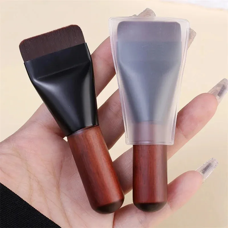 Ultra Thin Flat Head Foundation & Cream Makeup Brushes