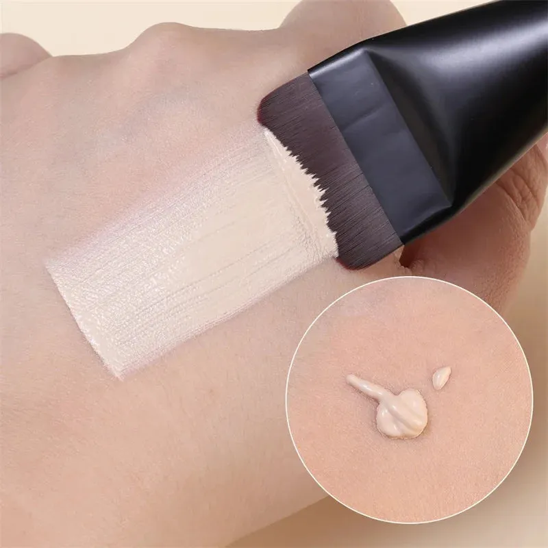 Ultra Thin Flat Head Foundation & Cream Makeup Brushes