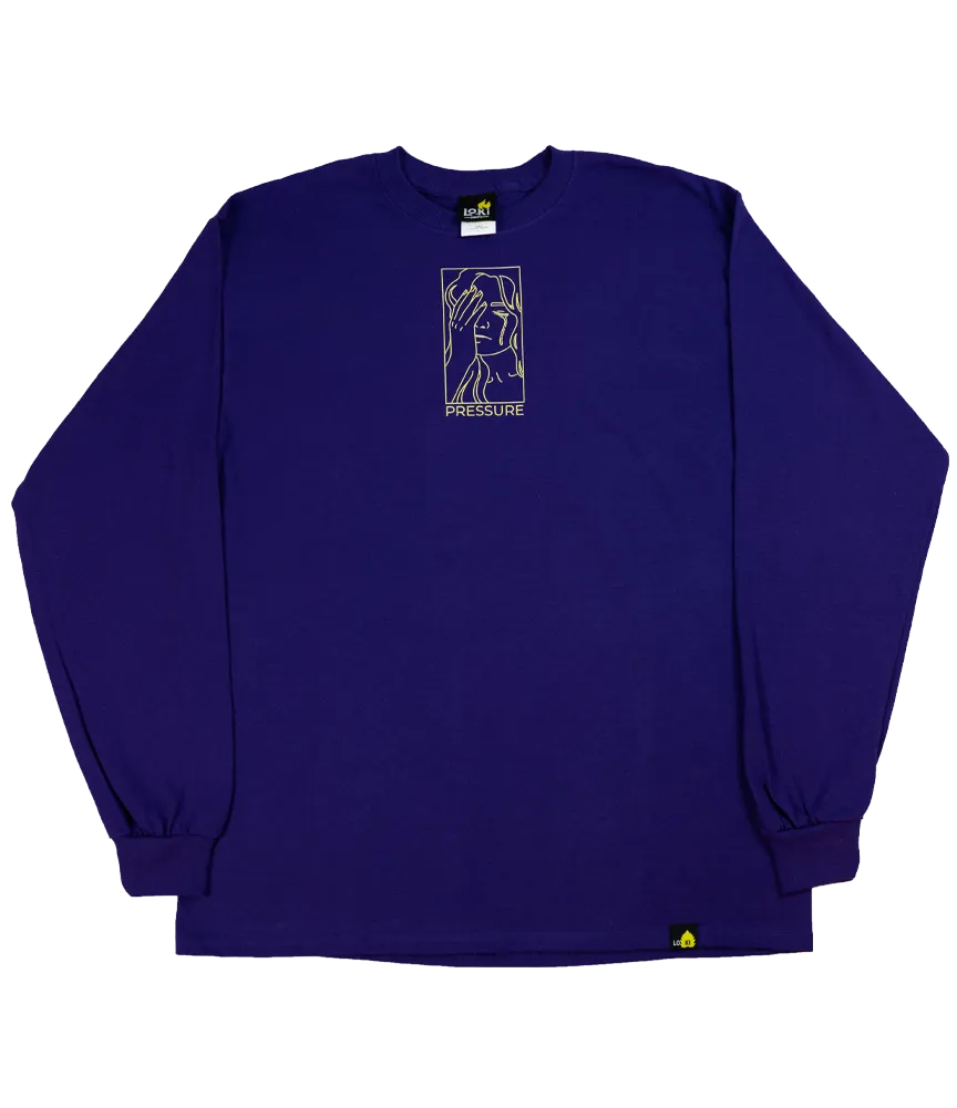 Under Pressure - Deep Purple - Long Sleeve Shirt