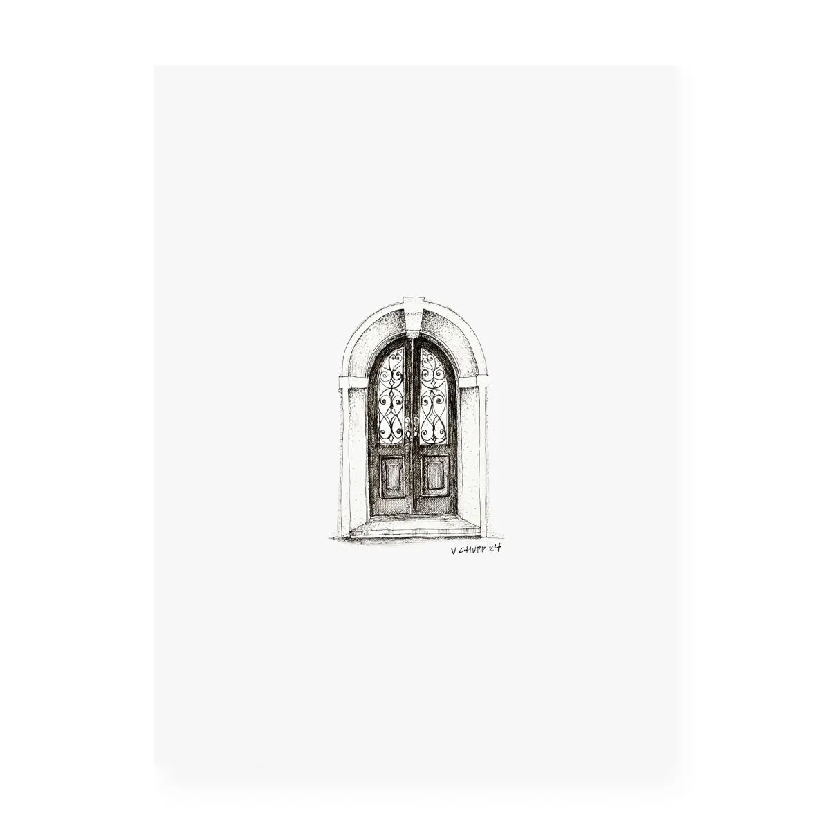 Venice Door 1 - Original Illustration