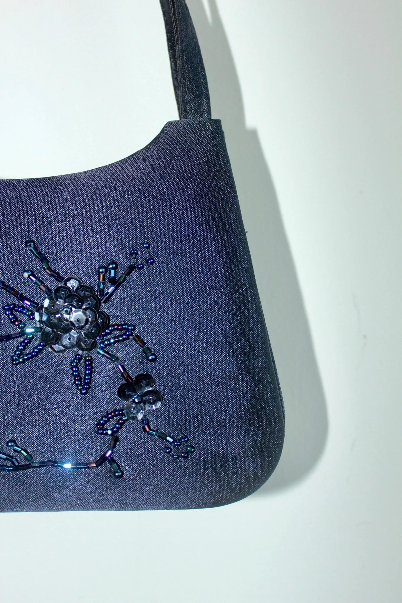 Vintage 90s Boxy Navy Purse