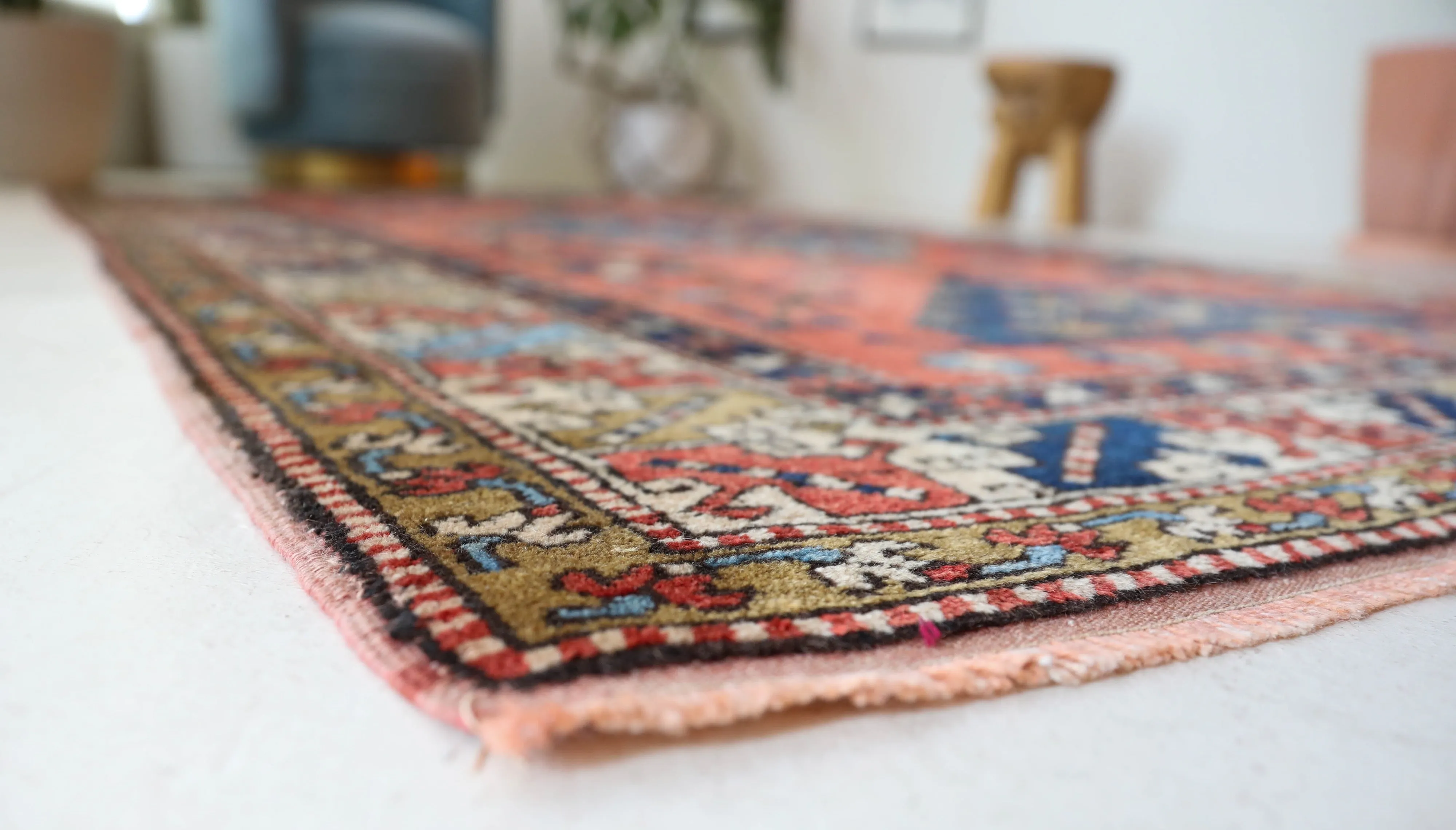 Vintage Canakkale Ayvacik Rug 5'3"x7'11"