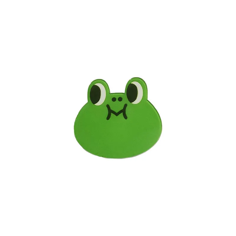 Vintage Green Frog Enamel Pins