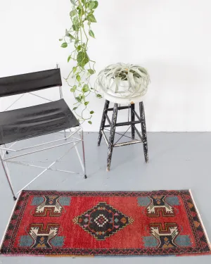 Vintage Mini Turkish Rug