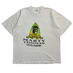 Vintage O’Neill Marty Thomas Surf Team Tee White