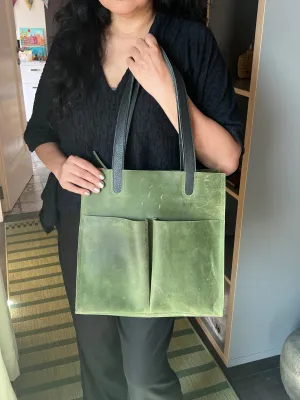 Vintage Tote Leather Bag