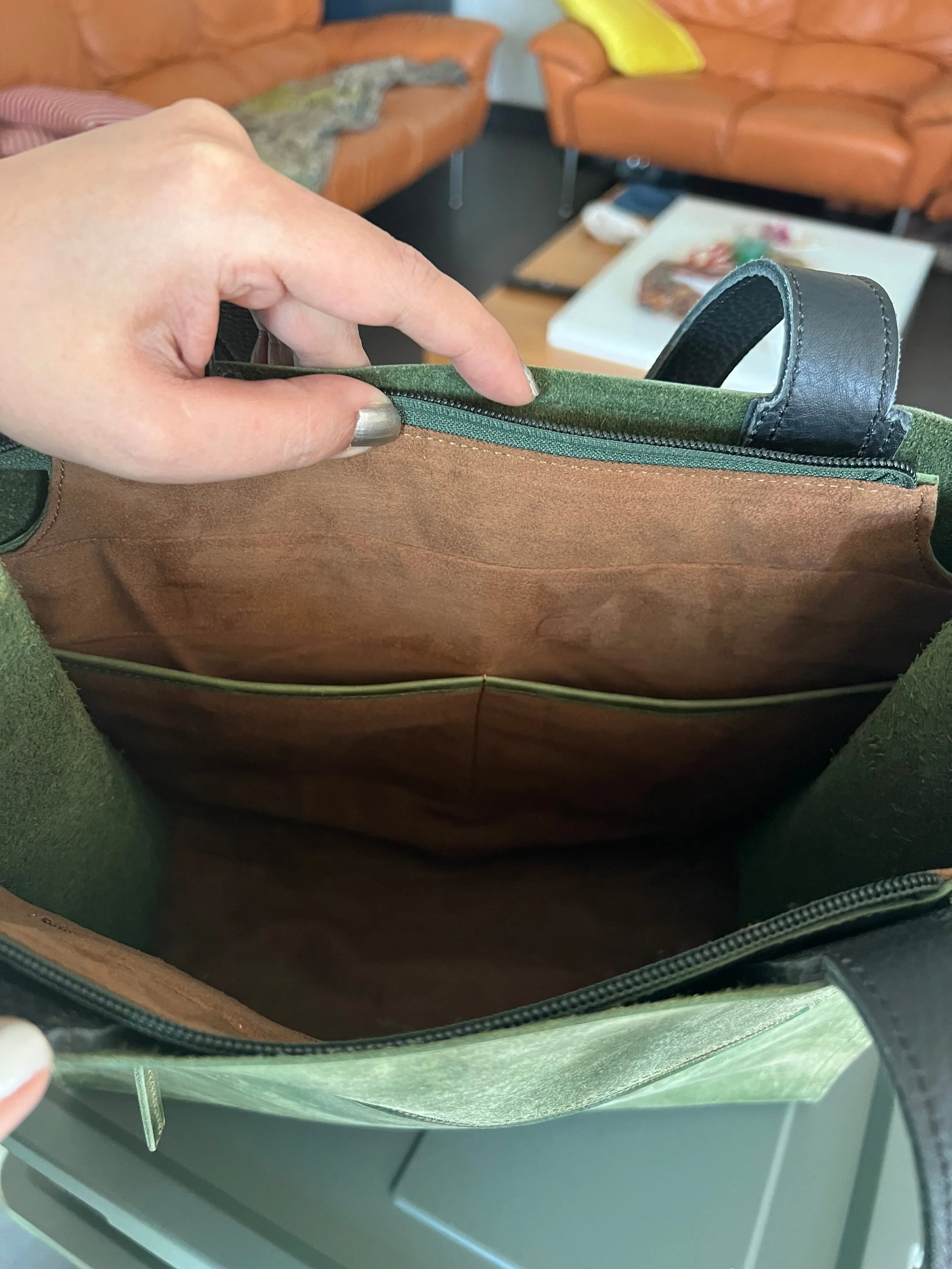 Vintage Tote Leather Bag