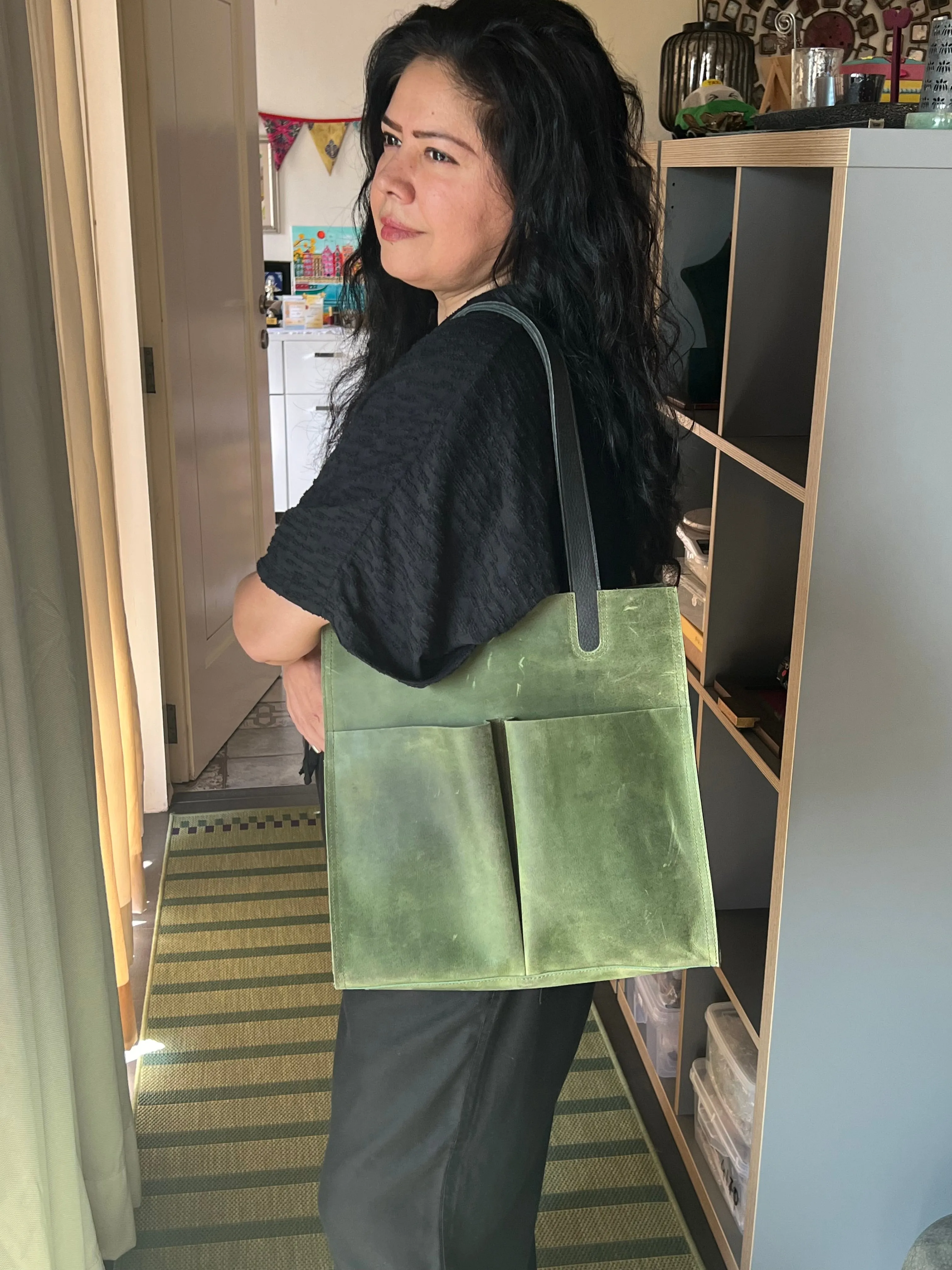Vintage Tote Leather Bag