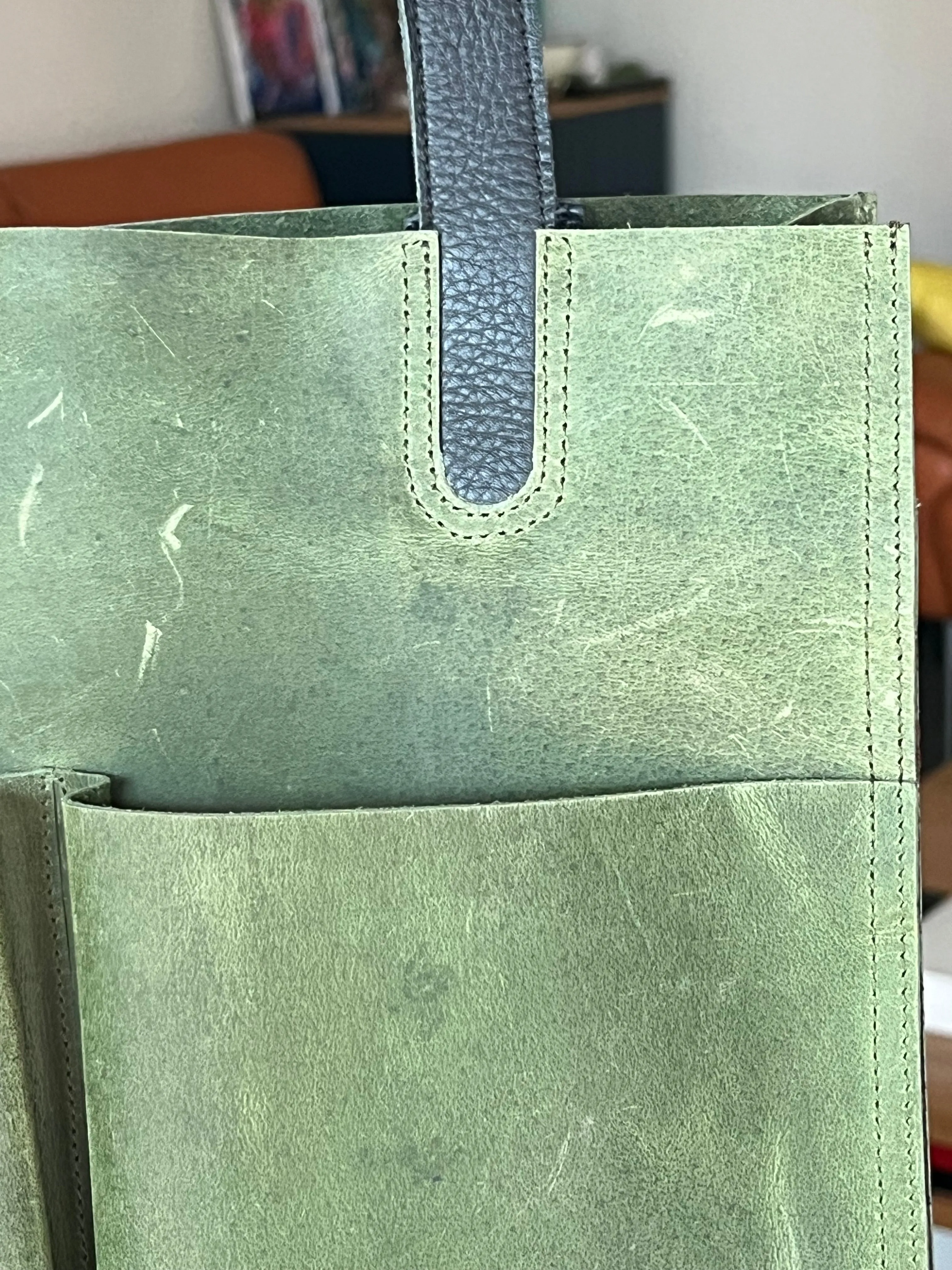 Vintage Tote Leather Bag