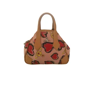 Vivienne Westwood Peach Logo Top Handle Bag
