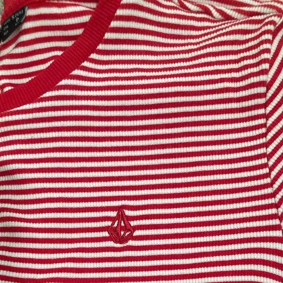 VOLCOM 🌹 Striped Ribbed Maxi Dress