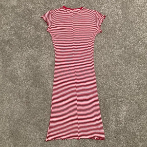 VOLCOM 🌹 Striped Ribbed Maxi Dress