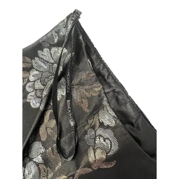 Vtg Jessica McClintock Maxi Skirt Fairy Whimsigoth Dark Romantic Velvet Small 6