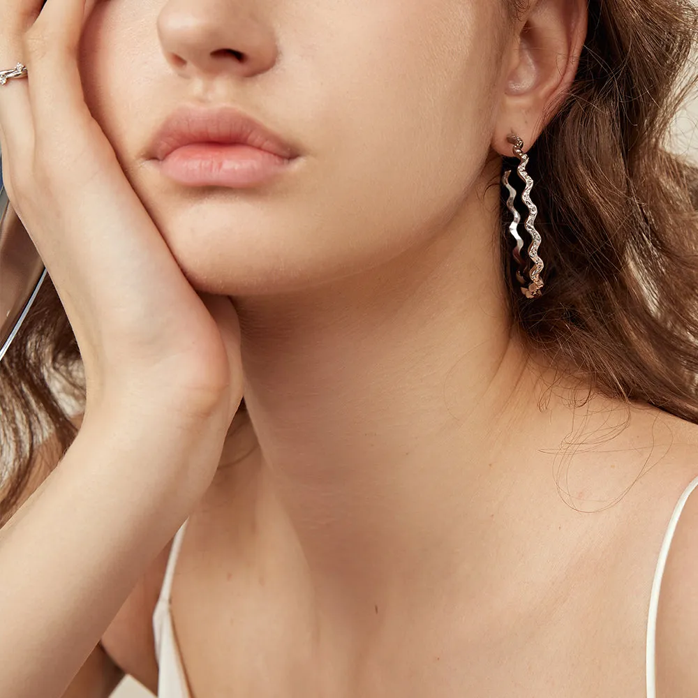 Wave-light Earrings