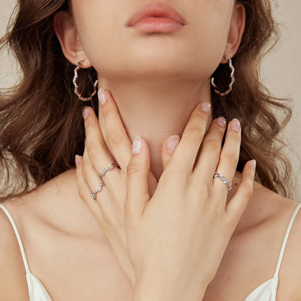 Wave-light Earrings