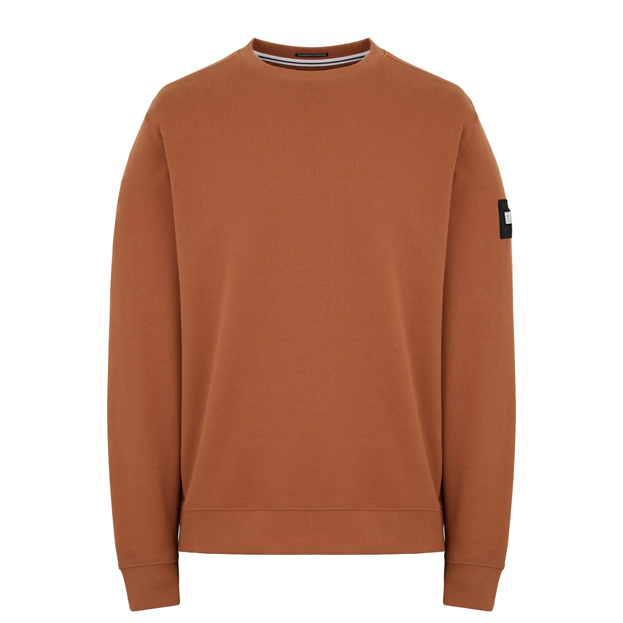 Weekend Offender F Bomb Badge Crewneck Sweatshirt - Russet