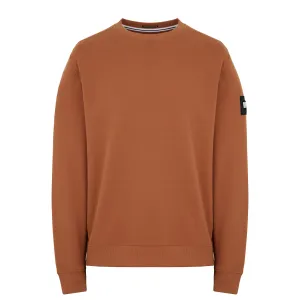 Weekend Offender F Bomb Badge Crewneck Sweatshirt - Russet