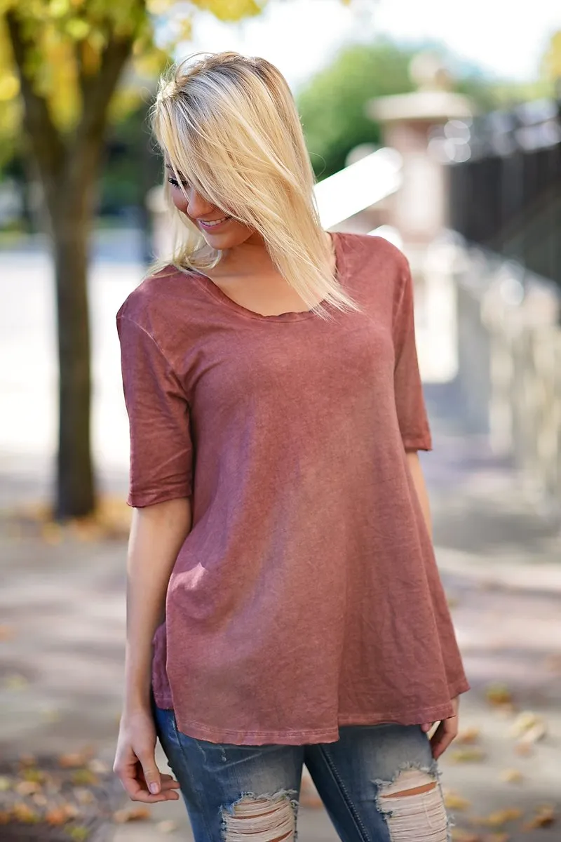 What a Girl Wants ~ Burnt Burgundy