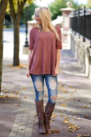 What a Girl Wants ~ Burnt Burgundy