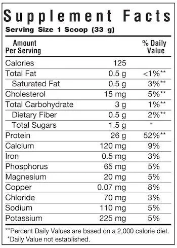 Whey Protein Isolate Powder, Natural Chocolate, oz