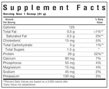 Whey Protein Isolate Powder Original Flavor, LB