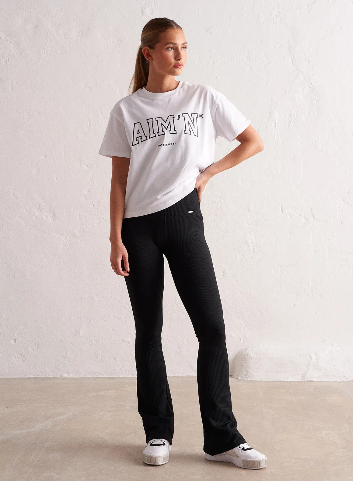 White College Boxy T-shirt