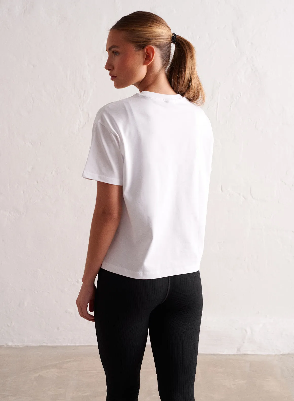 White College Boxy T-shirt