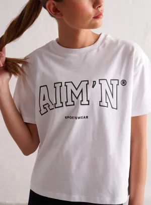 White College Boxy T-shirt