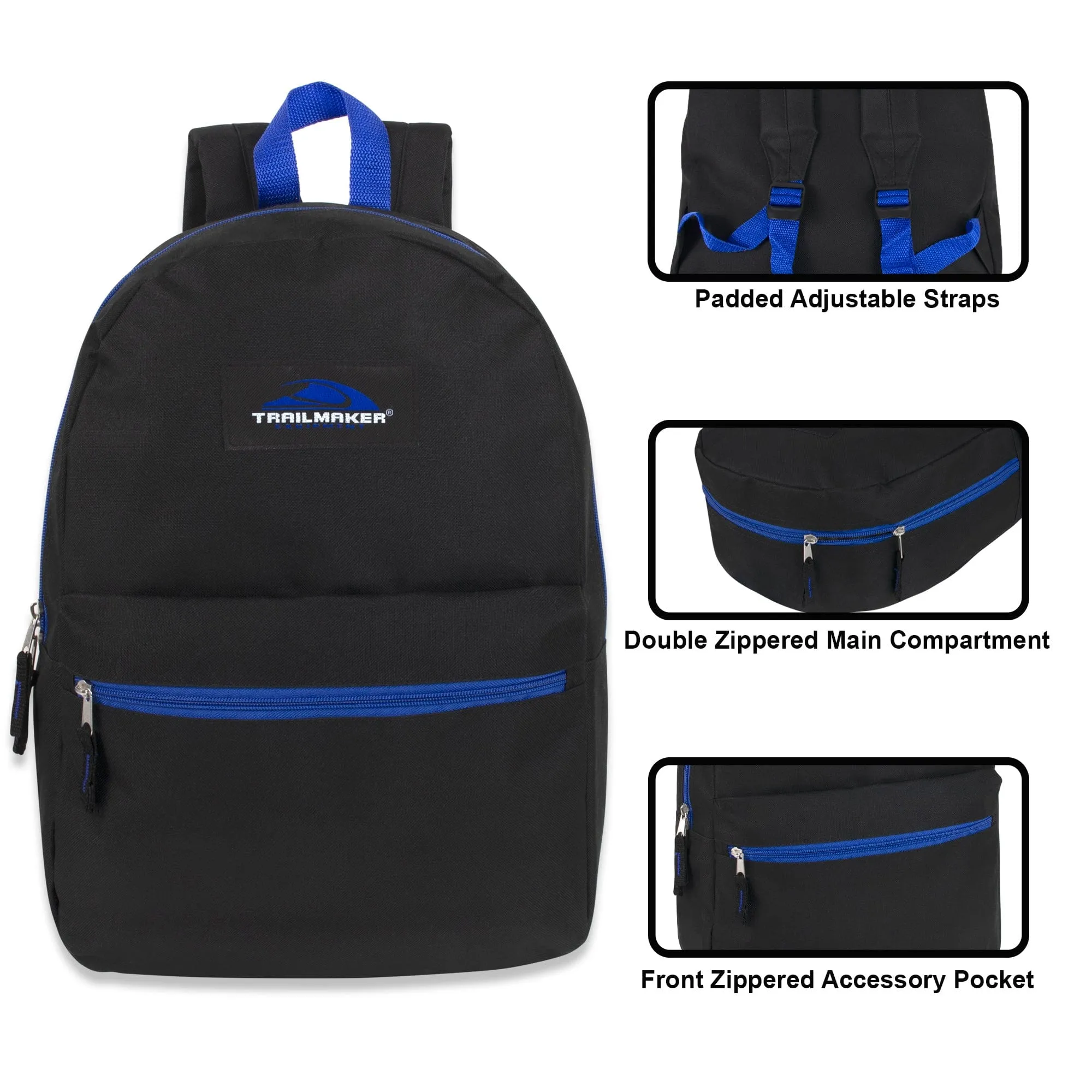 Wholesale Trailmaker Classic Backpack - 5 Pop Colors