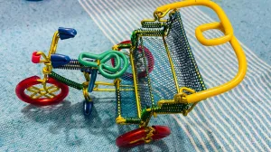 Wire Handmade Rickshaw