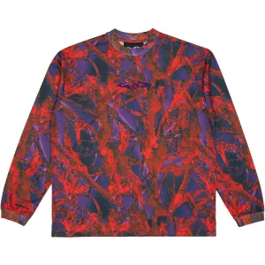 WKND Camo Long Sleeve Gradient Purple