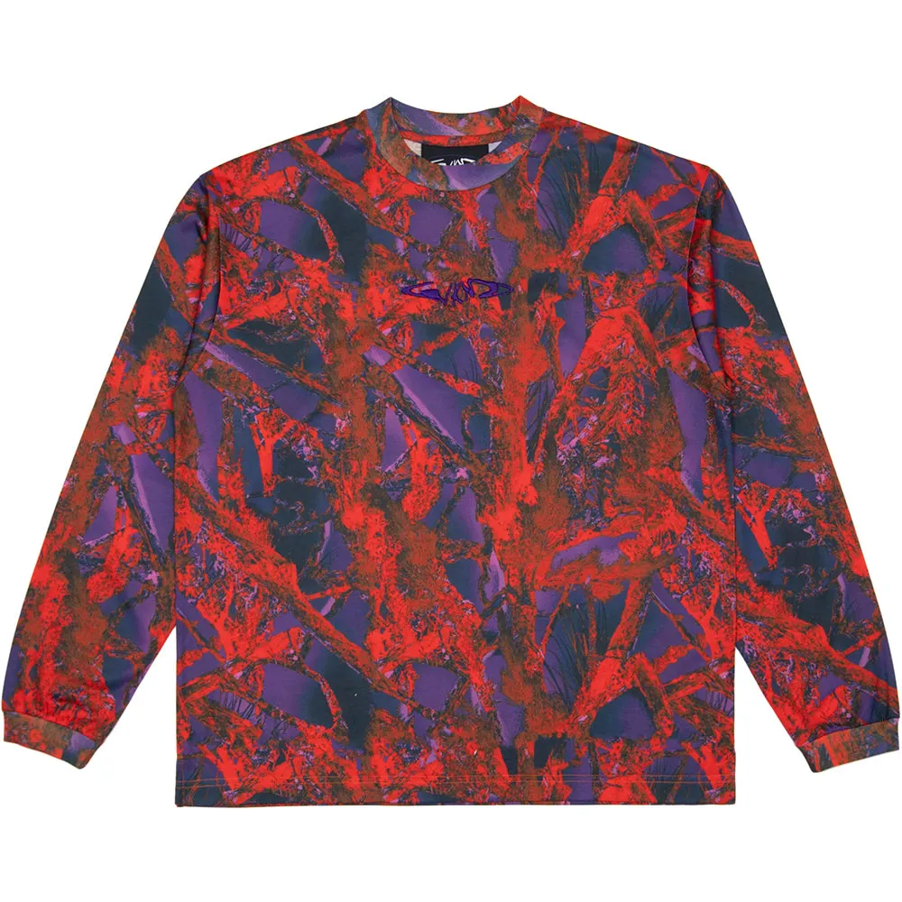 WKND Camo Long Sleeve Gradient Purple