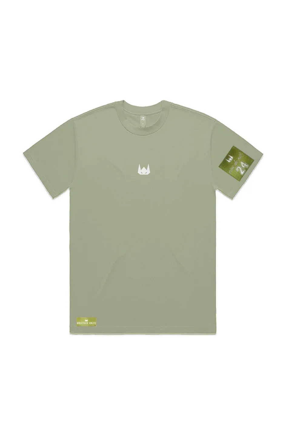 WOLFPACK UNLTD "BOLD STATEMENT" HEAVYWEIGHT OVERSIZED S/S EMBROIDERED TEE | PITASCHIO