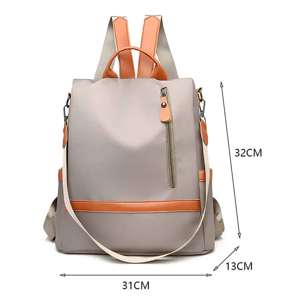 Womens AntiTheft Multipocket Backpack