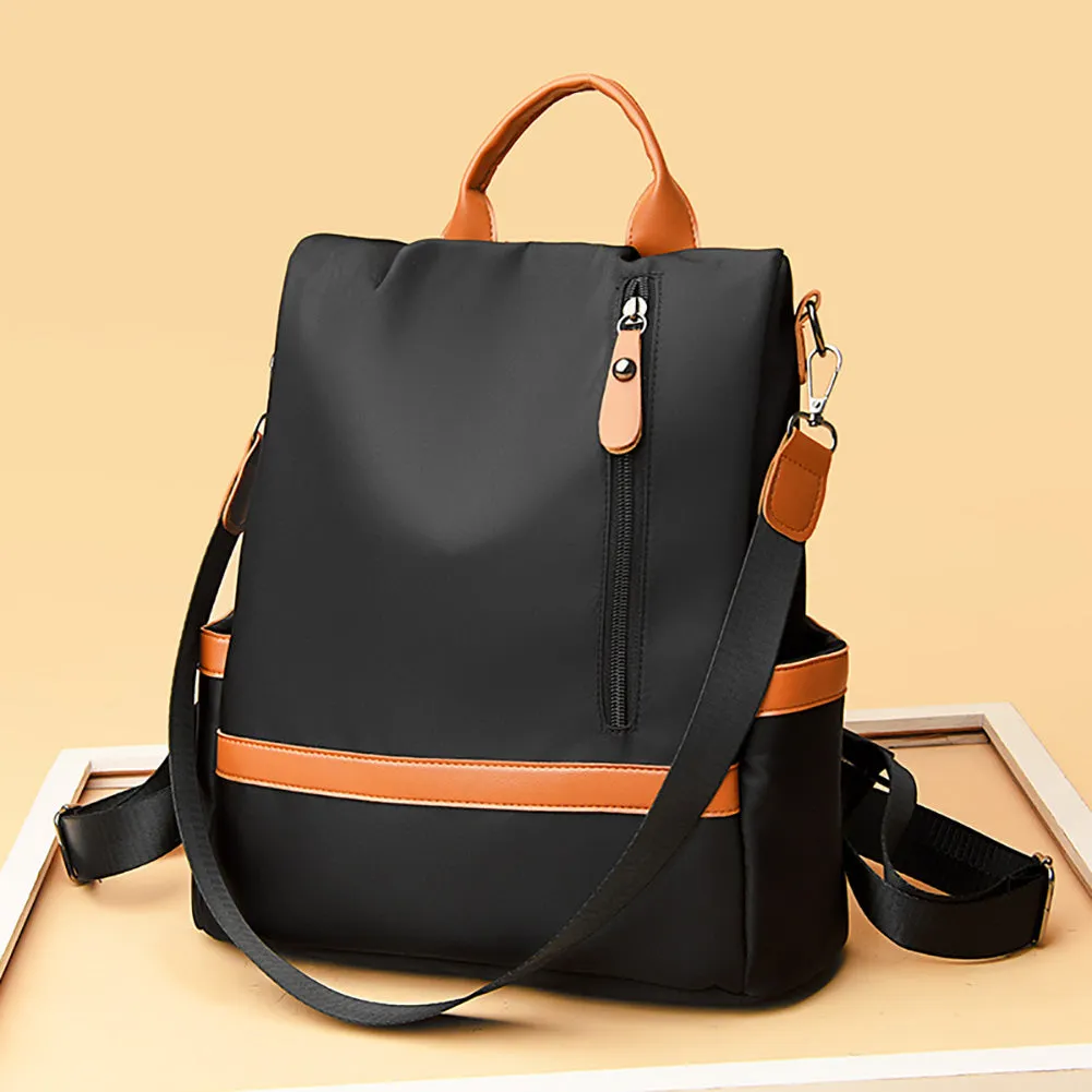 Womens AntiTheft Multipocket Backpack