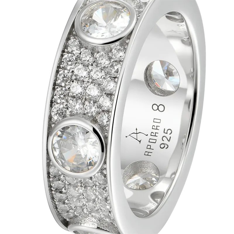 Women's Edgy Band Ring