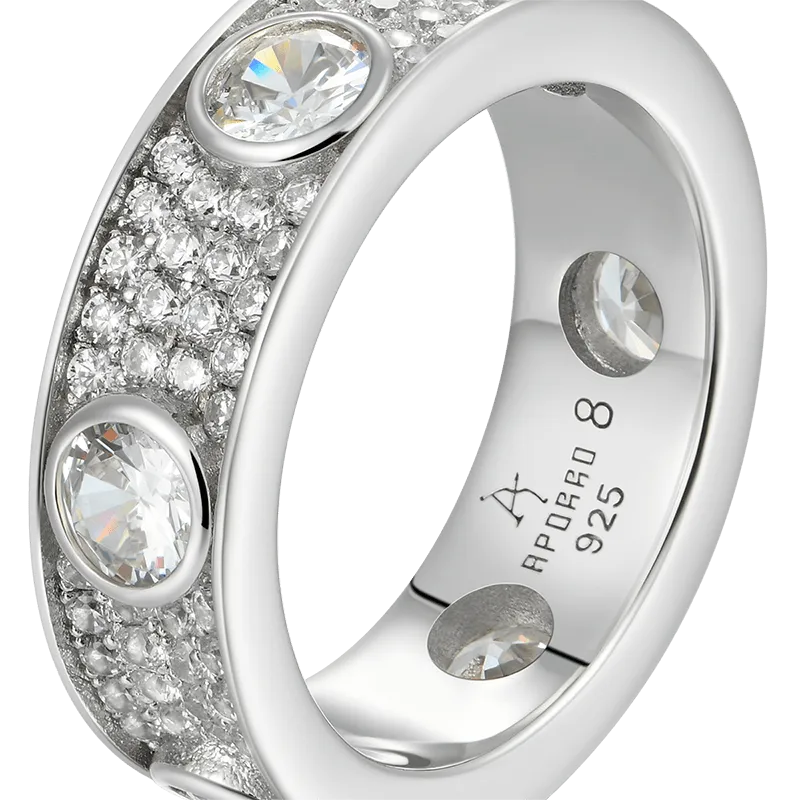 Women's Edgy Band Ring