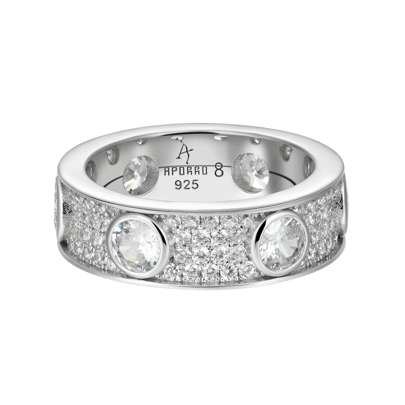 Women's Edgy Band Ring