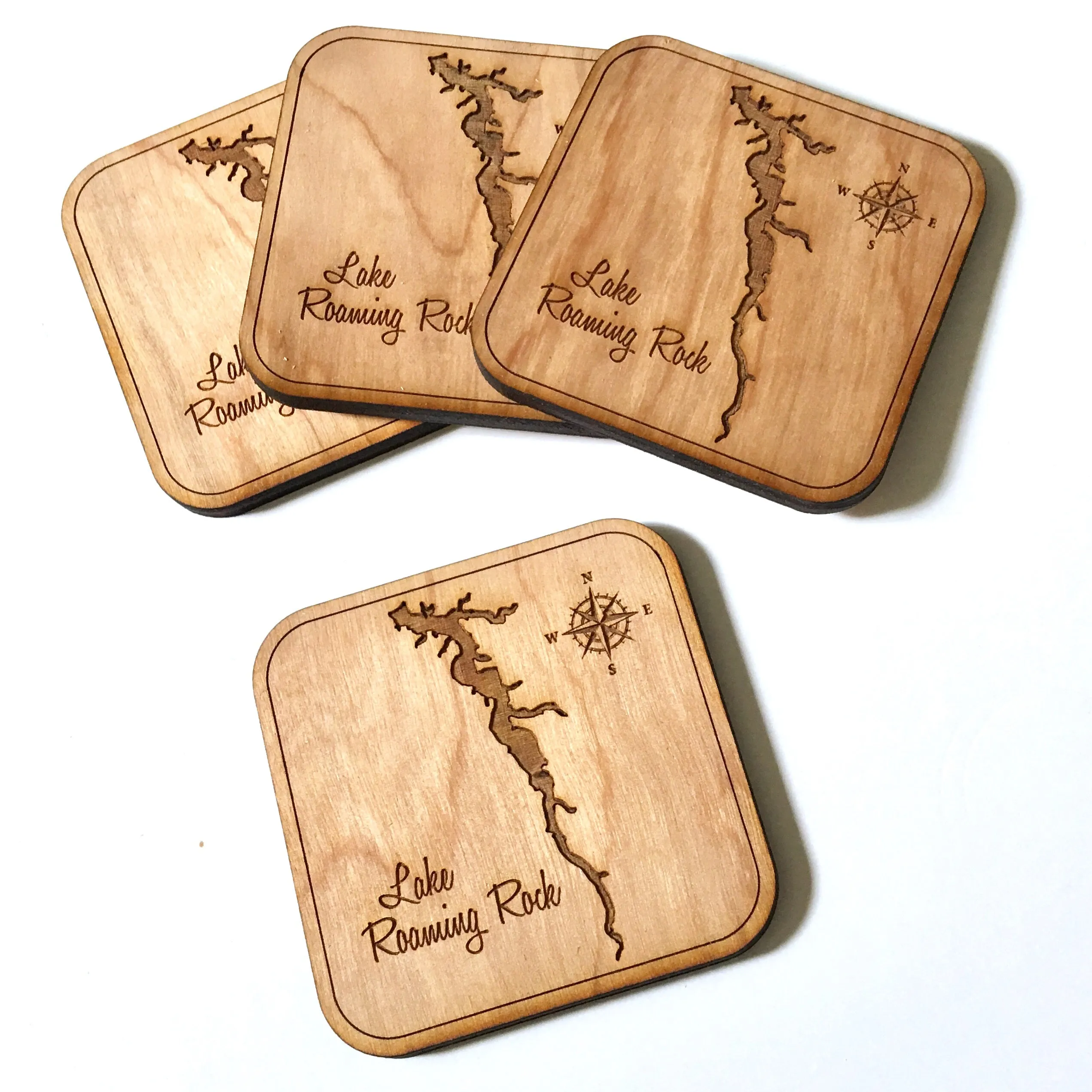 Wood Coasters - Lake Roaming Rock, Ohio