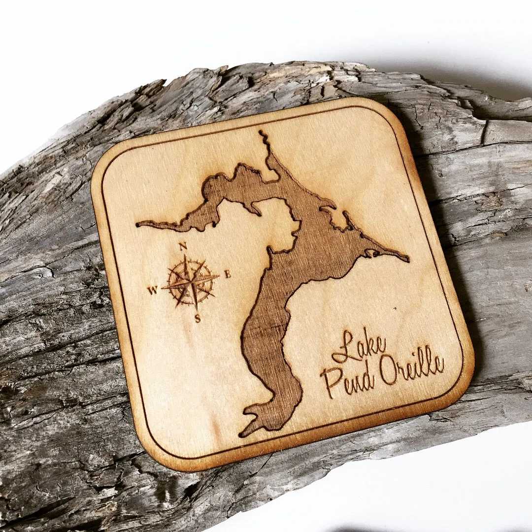 Wood Coasters - Lake Roaming Rock, Ohio