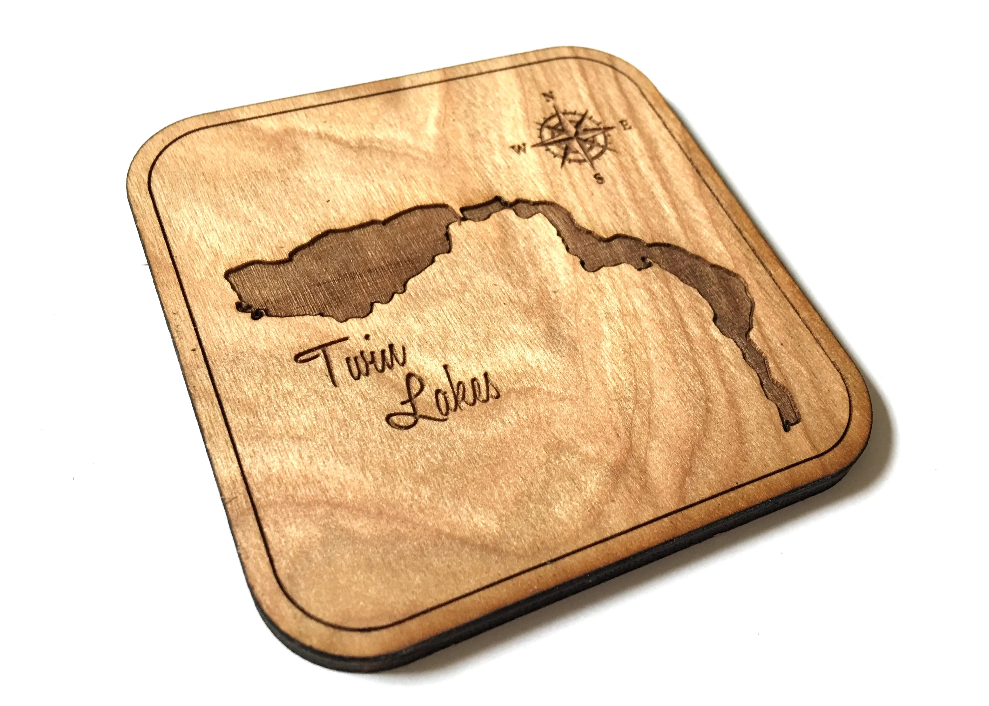 Wood Coasters - Lake Roaming Rock, Ohio