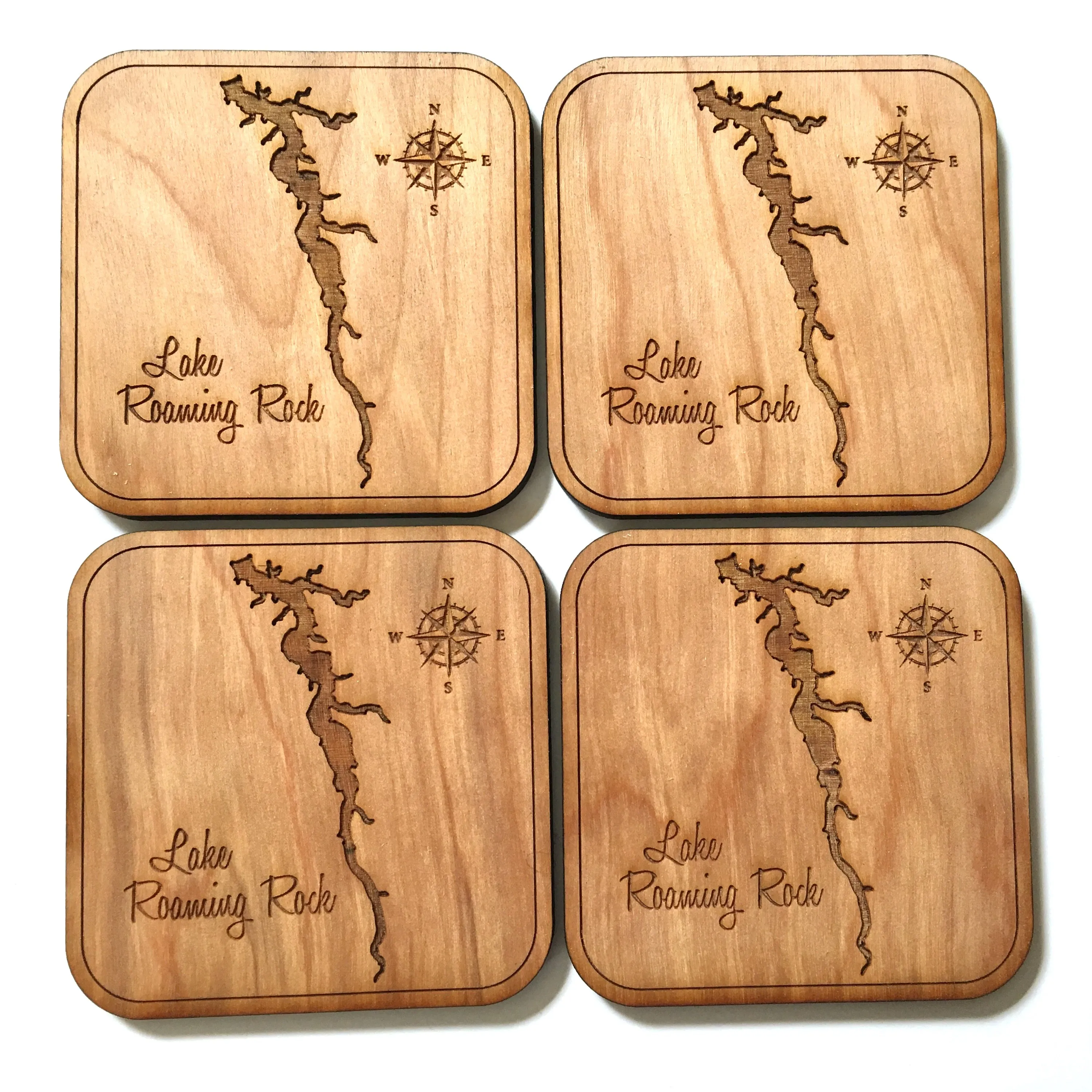 Wood Coasters - Lake Roaming Rock, Ohio