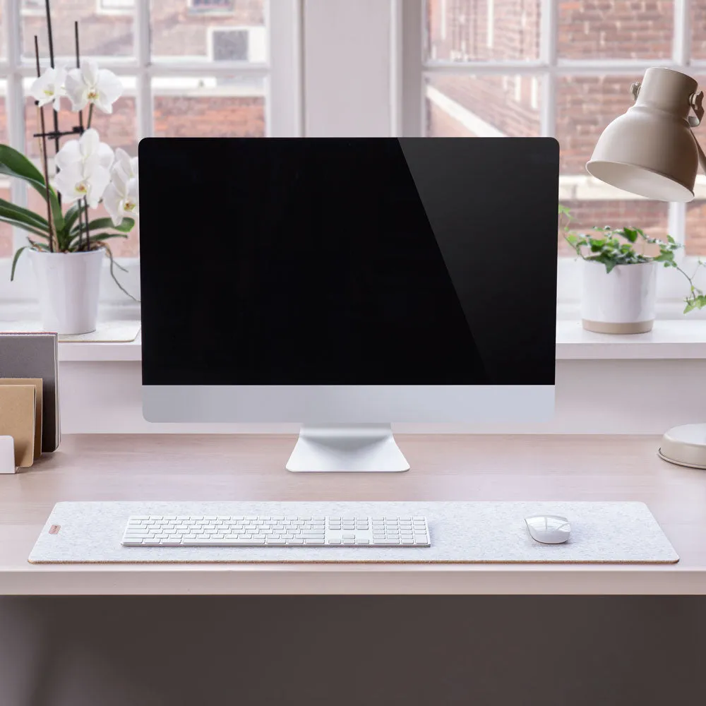 Wool Desk Pad - 11" x 34"