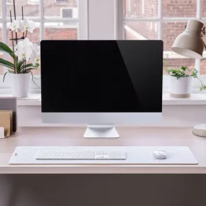 Wool Desk Pad - 11" x 34"