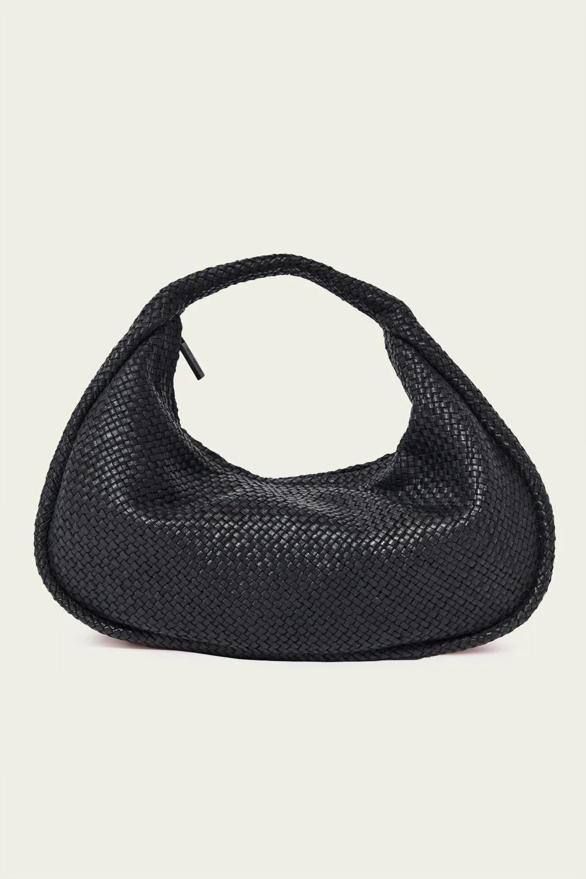 Woven Bon Bon Bag in Black