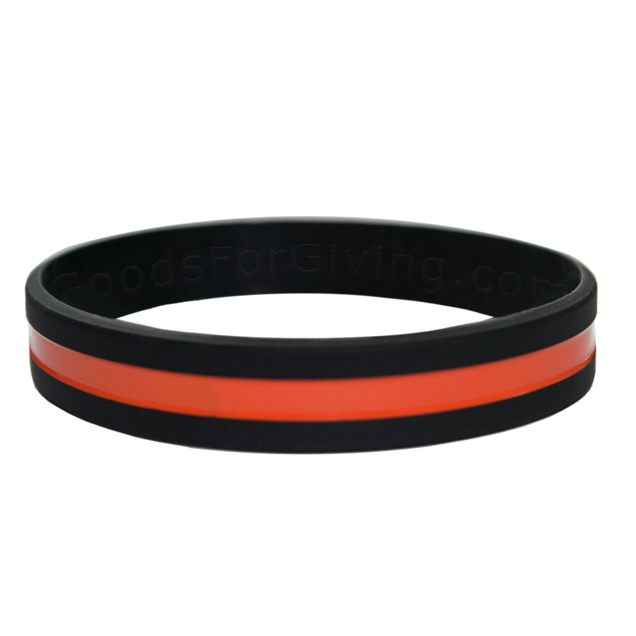 Wristband Thin Orange Line