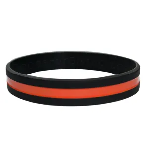 Wristband Thin Orange Line