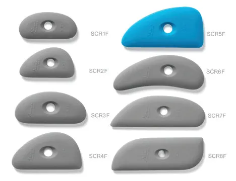 Xiem Tools - Firm Silicone Clay Rib 5